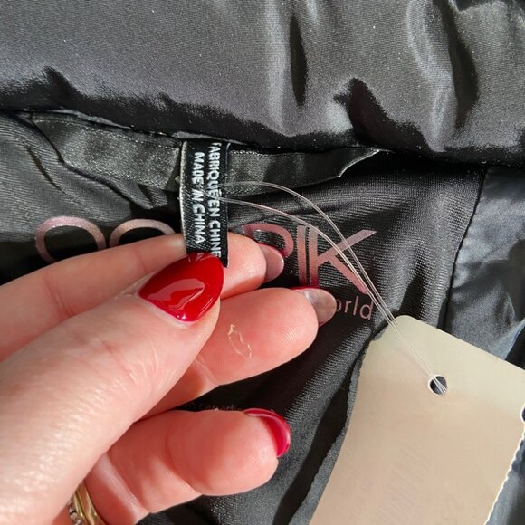 NWT OOKPIK Axel Fox Fur-Trim Hooded Puffer Coat Size XS - Picture 9 of 9